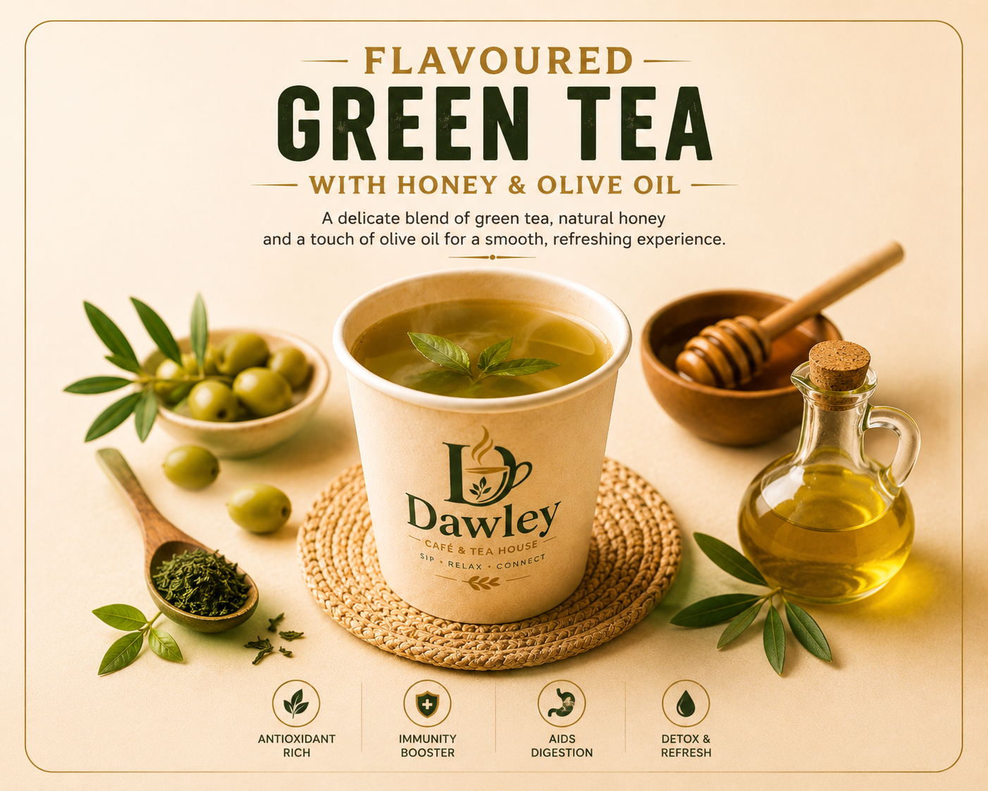Flavoured Healthy Green Tea