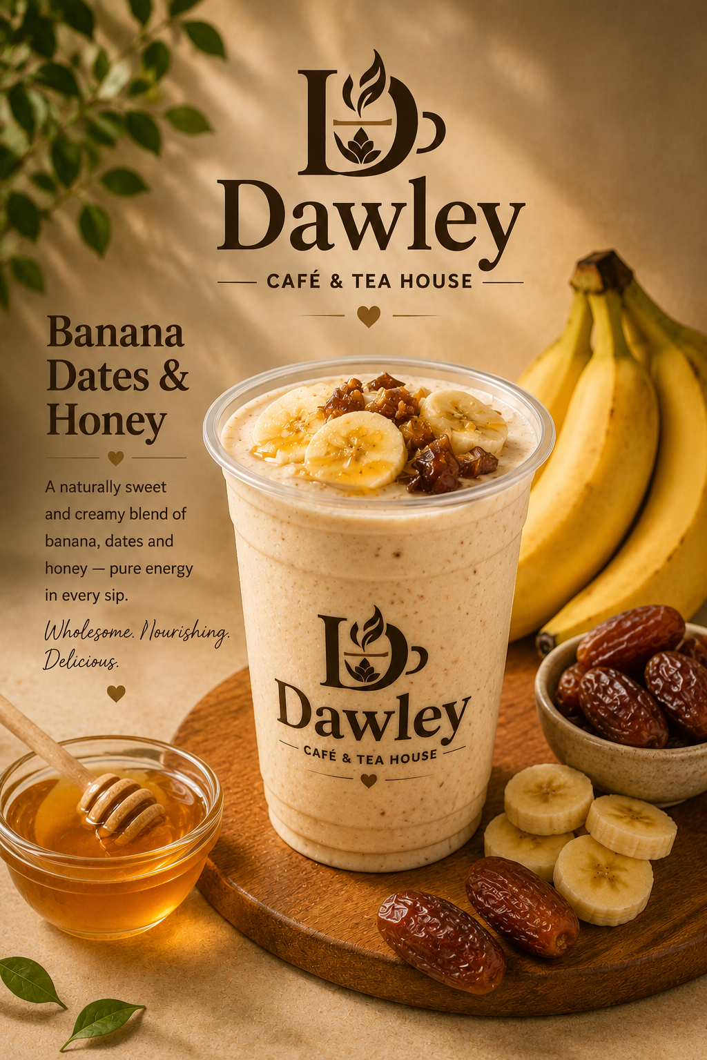 Banana and Dates Milkshake